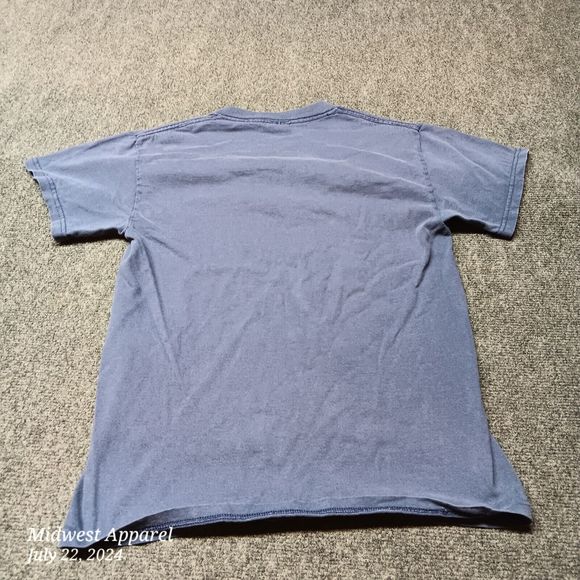 Vintage Megaman Pixel Shirt Adult Small Blue‎ 90s NES Video Game T - Picture 8 of 9